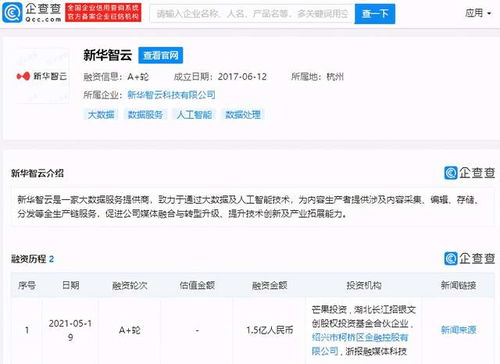 芒果超媒戰(zhàn)略投資新華智云，攜手阿里巴巴布局大數(shù)據(jù)服務新生態(tài)